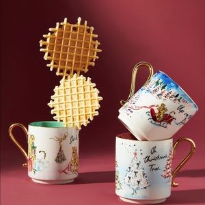 Anthro SUSANNAH GARROD 'TIS THE SEASON MUG